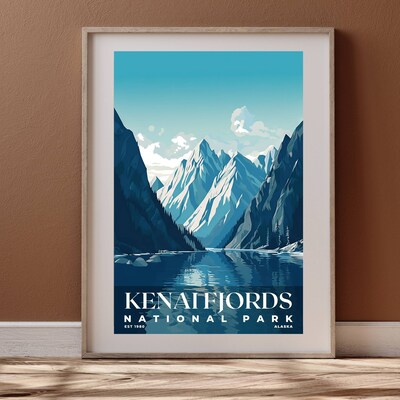 Kenai Fjords National Park Poster, Travel Art, Office Poster, Home Decor | S3 - image4